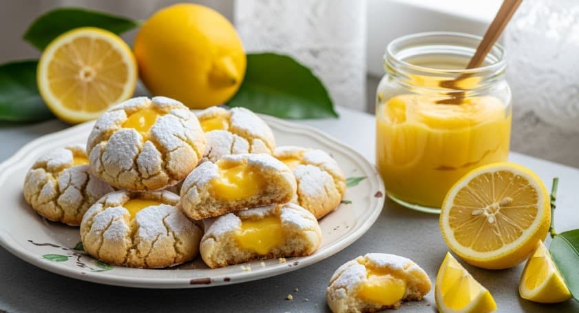Småkakor Lemon Curd