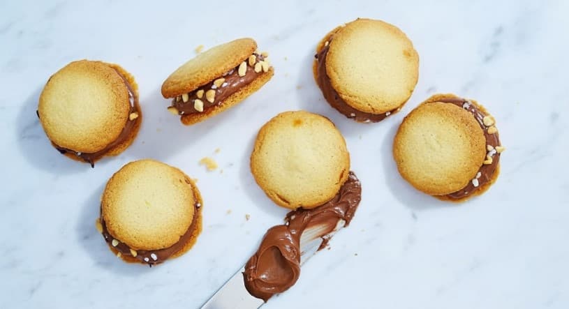 Småkakor med Nötcrème