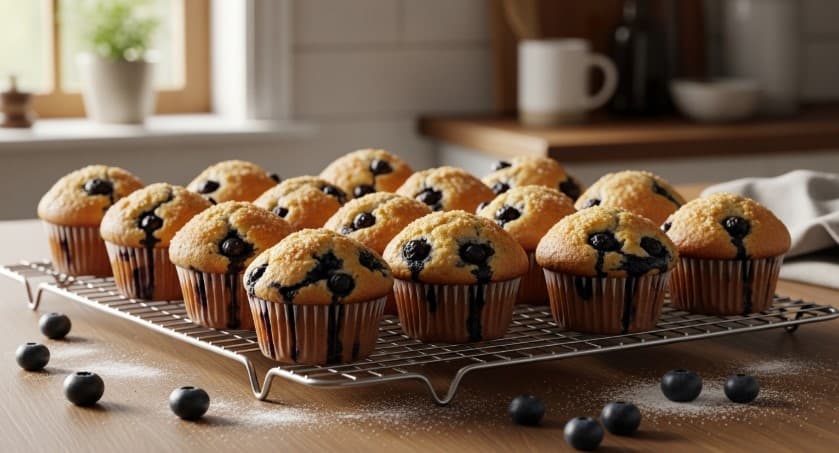 Blåbärsmuffins