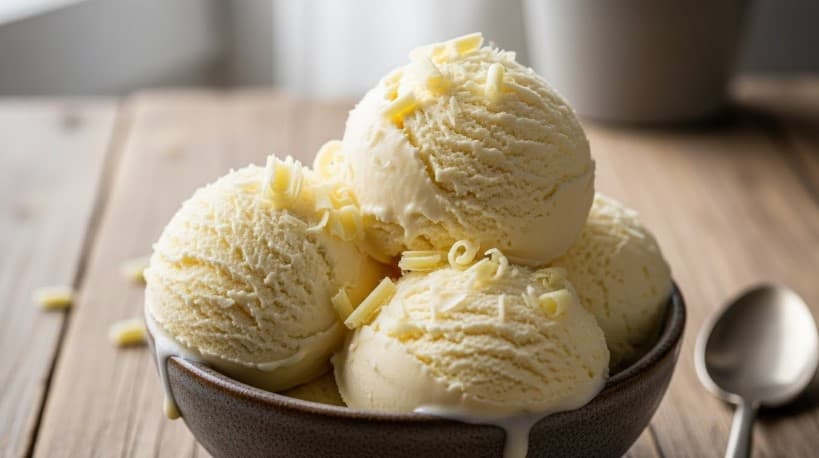 Glass Kondenserad Mjölk