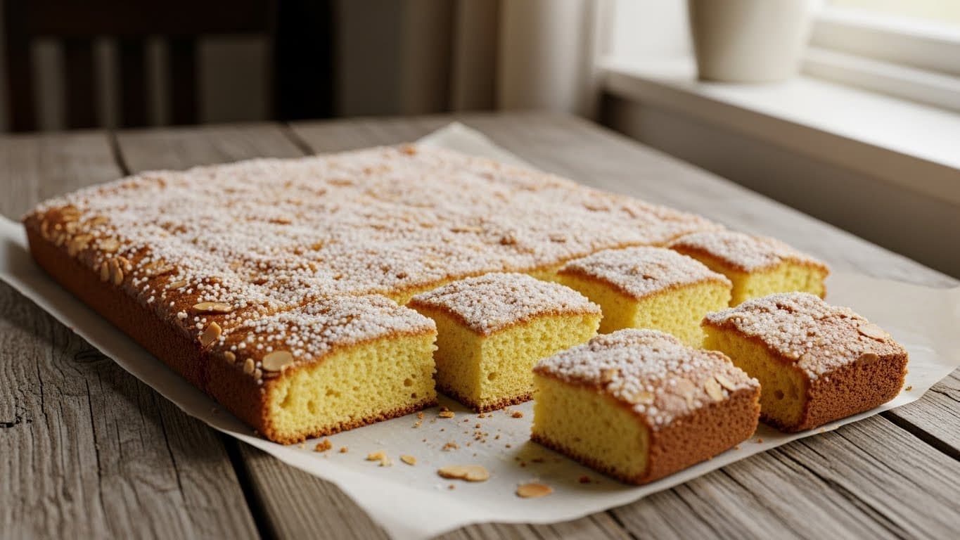 Sockerkaka i långpanna