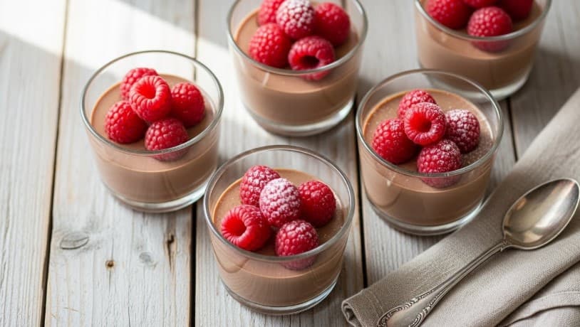Chokladpannacotta