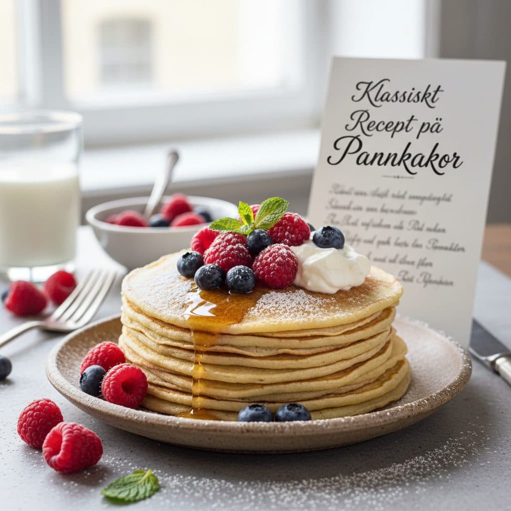 Klassiskt Recept på Pannkakor