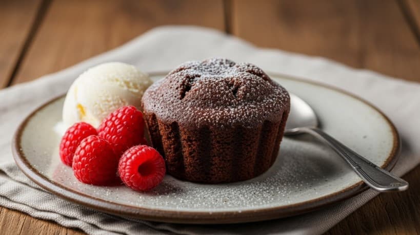 Chokladfondant i muffinsform