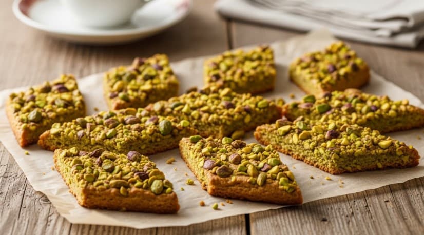 Småkakor med pistage