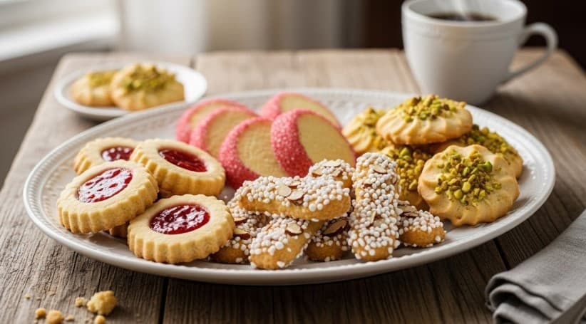 Klassiskt Recept Småkakor – 4 Sorters Kakor på En Deg