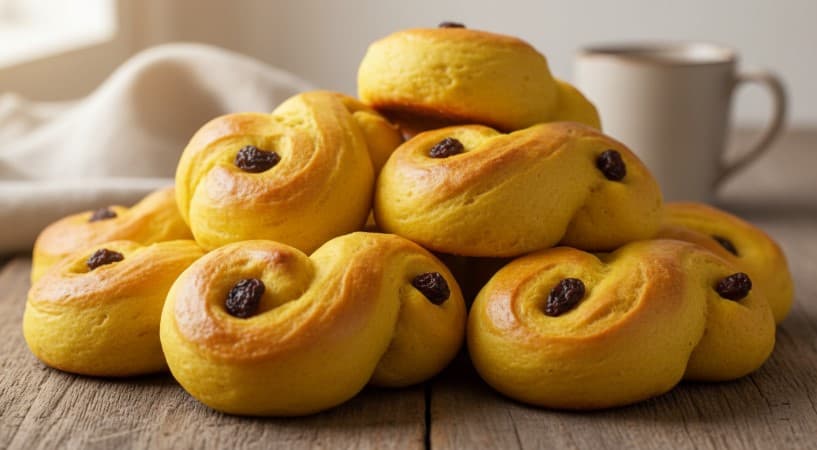 Annas Saftiga Lussebullar