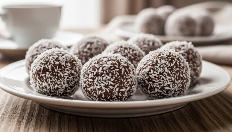 Nyttiga chokladbollar med kvarg