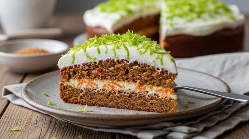 Saftig vegansk morotskaka