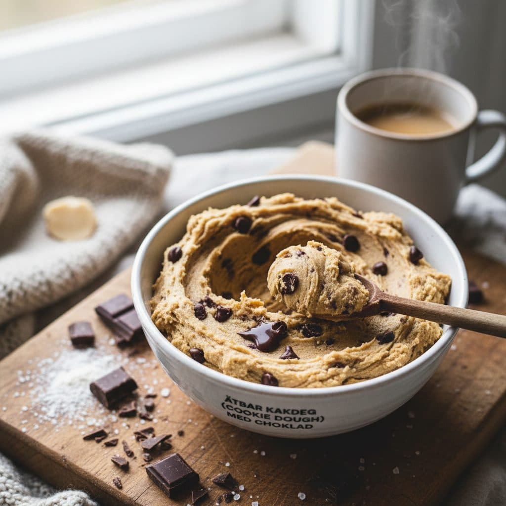 Ätbar Kakdeg (Cookie Dough) med Choklad
