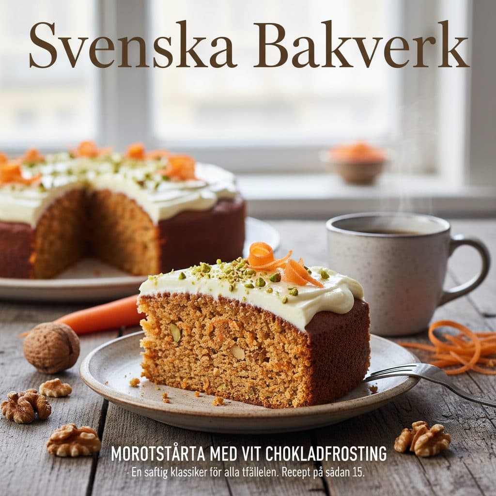 Morotstårta med Vit Chokladfrosting