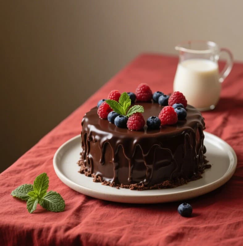 Vegansk Kladdkaka (Helt Växtbaserad)
