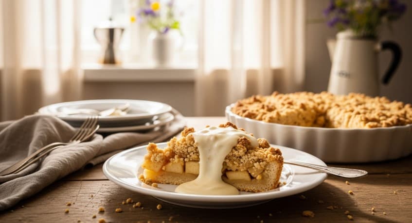 Äppelpaj Smulpaj (Klassisk Smulpaj med Äpple)