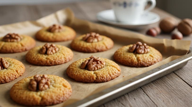 Mandelkakor med nötter